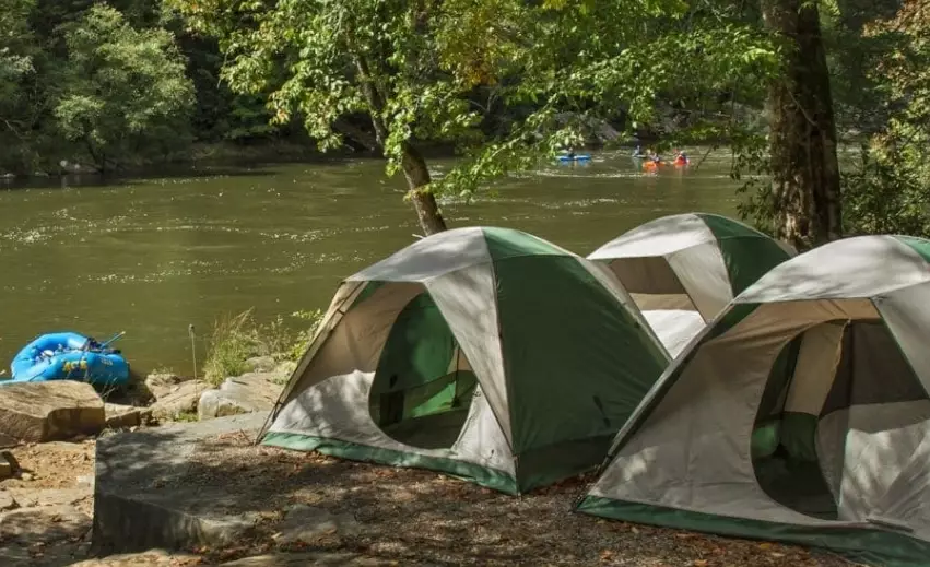 best riverside camping spots