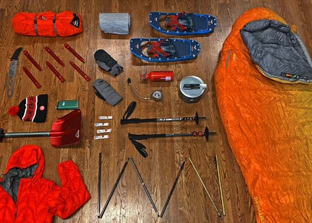 winter camping gear