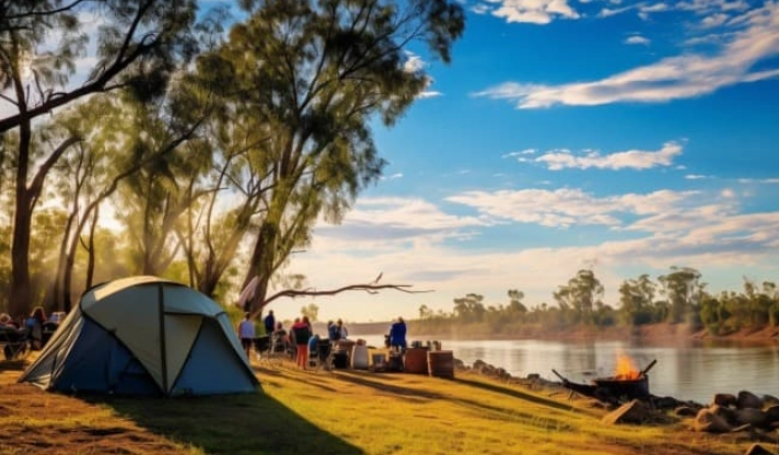 how to find free river camping