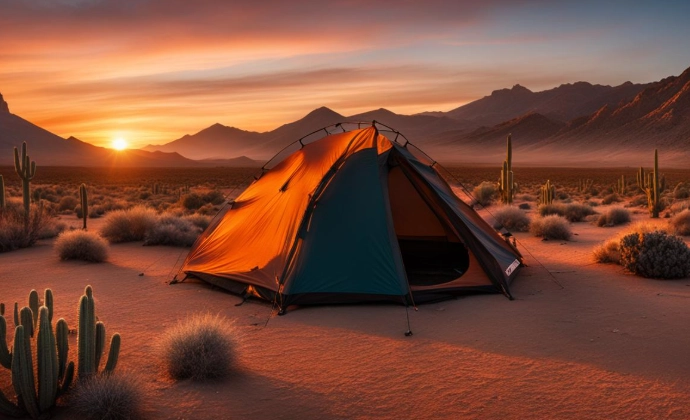 where to camp in desert