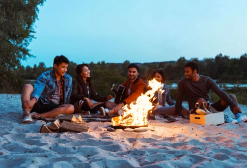 Camping entertainment for adults