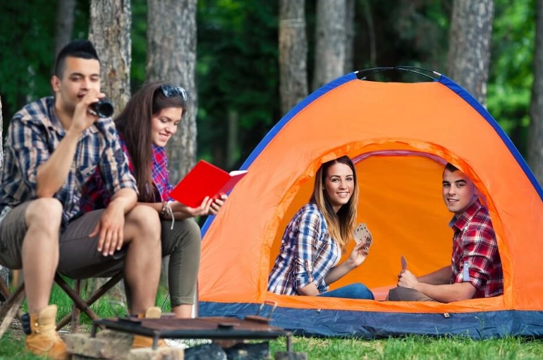 adult camping games
