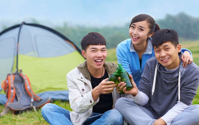 student camping trips