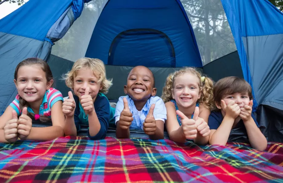 camping with kids