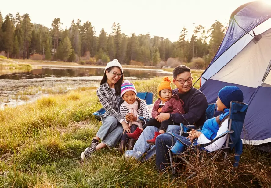 camping with kids