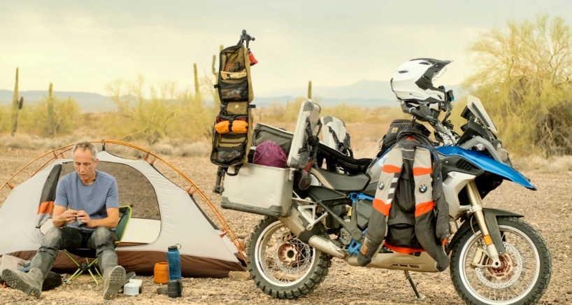 lightweight motorcycle camping gear