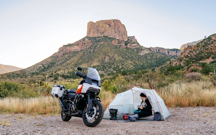 best motorcycle camping gear