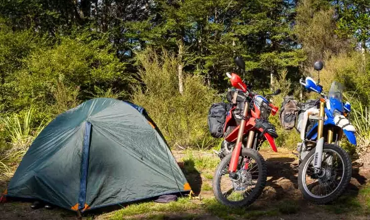 adventure motorcycle camping list