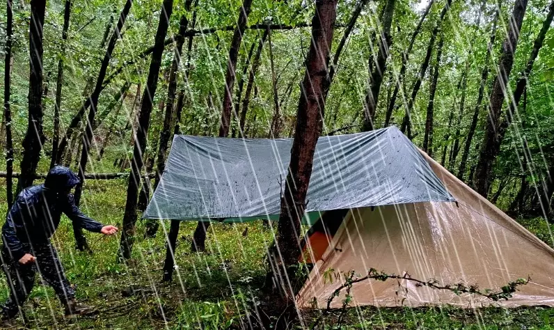 wet weather bushcraft