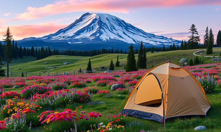 Washington State tent camping