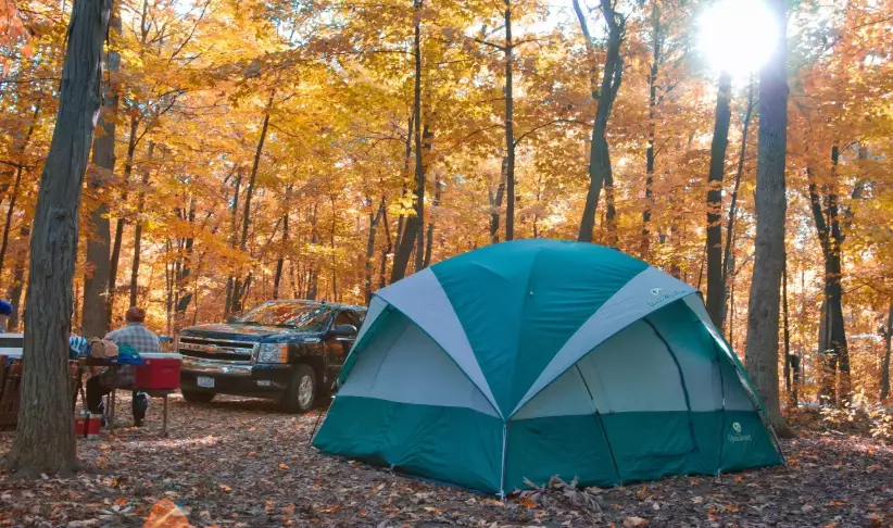 Where to dispersed camp Wisconsin