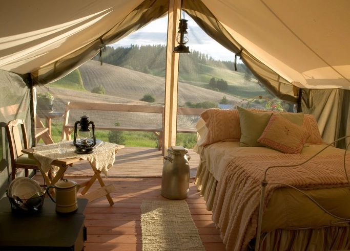 luxury camping