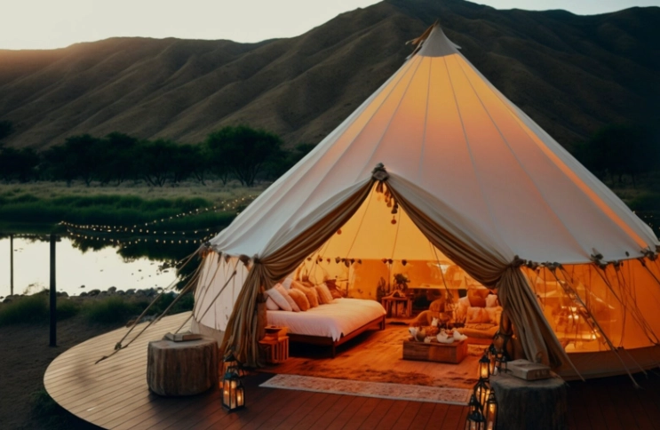 luxury camping