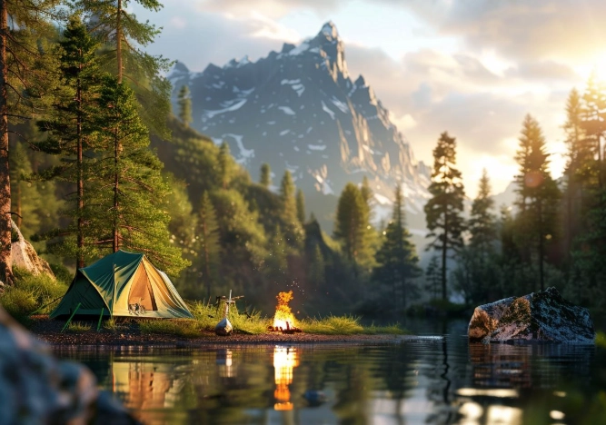 how to camp without trace