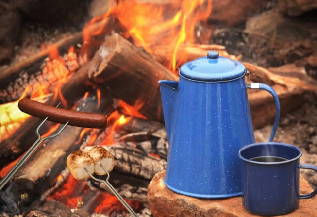 how to make coffee camping