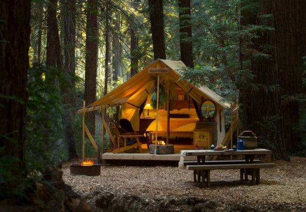 luxury camping