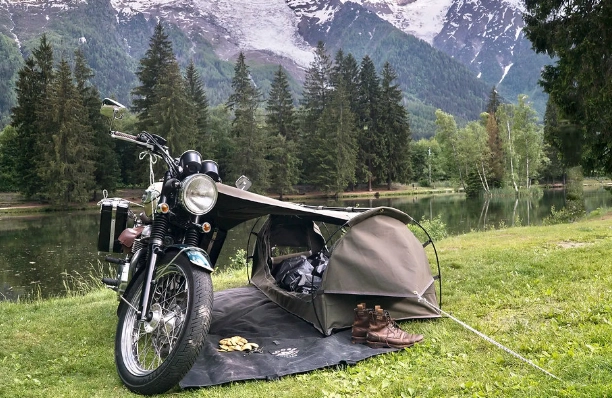 best motorcycle camping routes