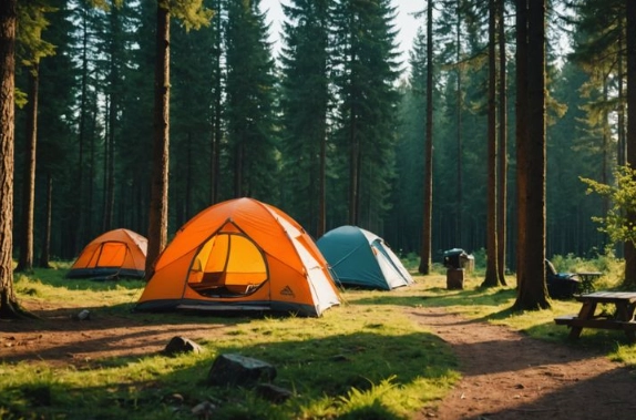 green camping spots
