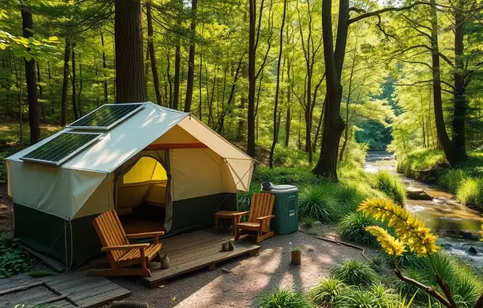 eco-friendly camping