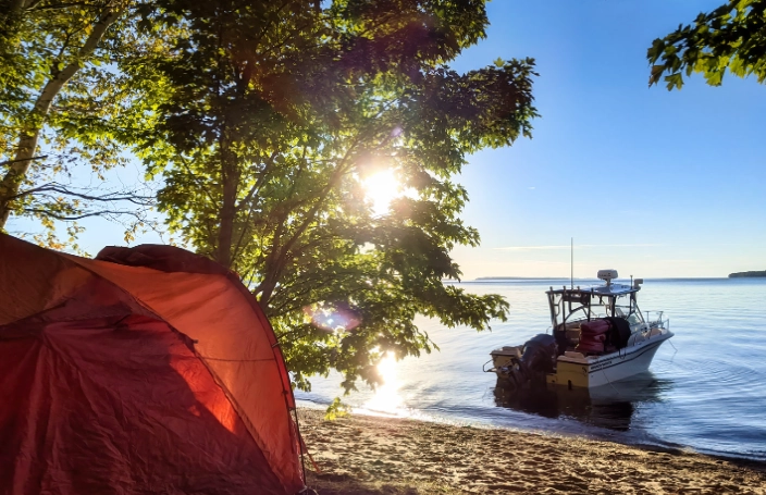 best boating camping destinations