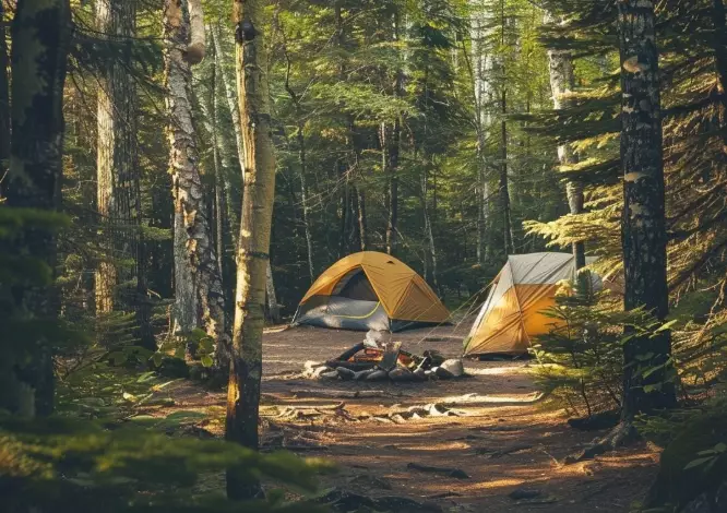 camping in wildlife reserves