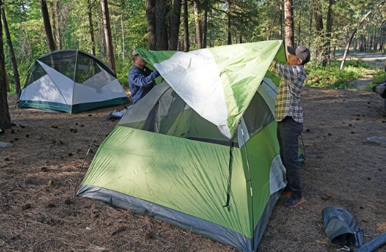 tent setup instructions