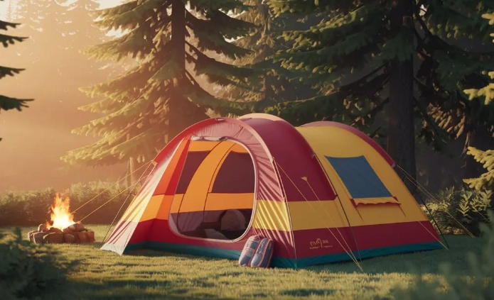 how to set up a tent