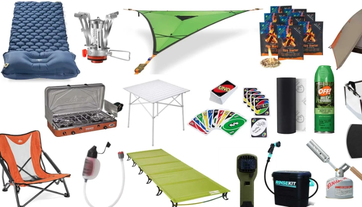 summer camping gear