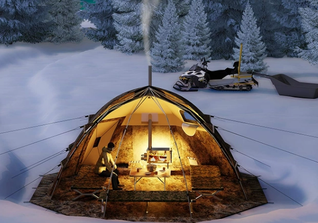 how to stay warm camping