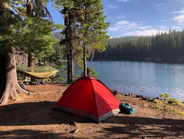 camping in extreme heat