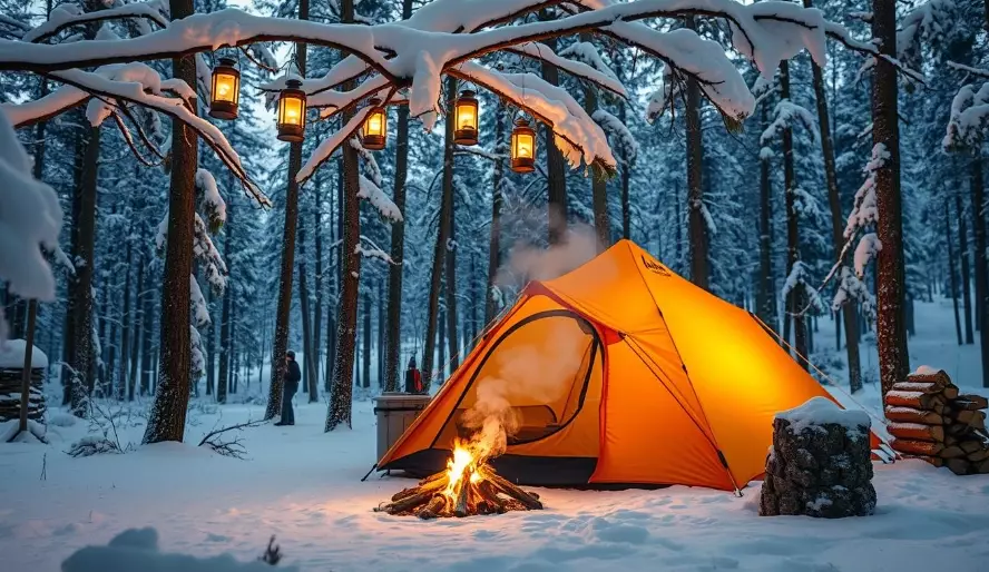 best winter camping destinations