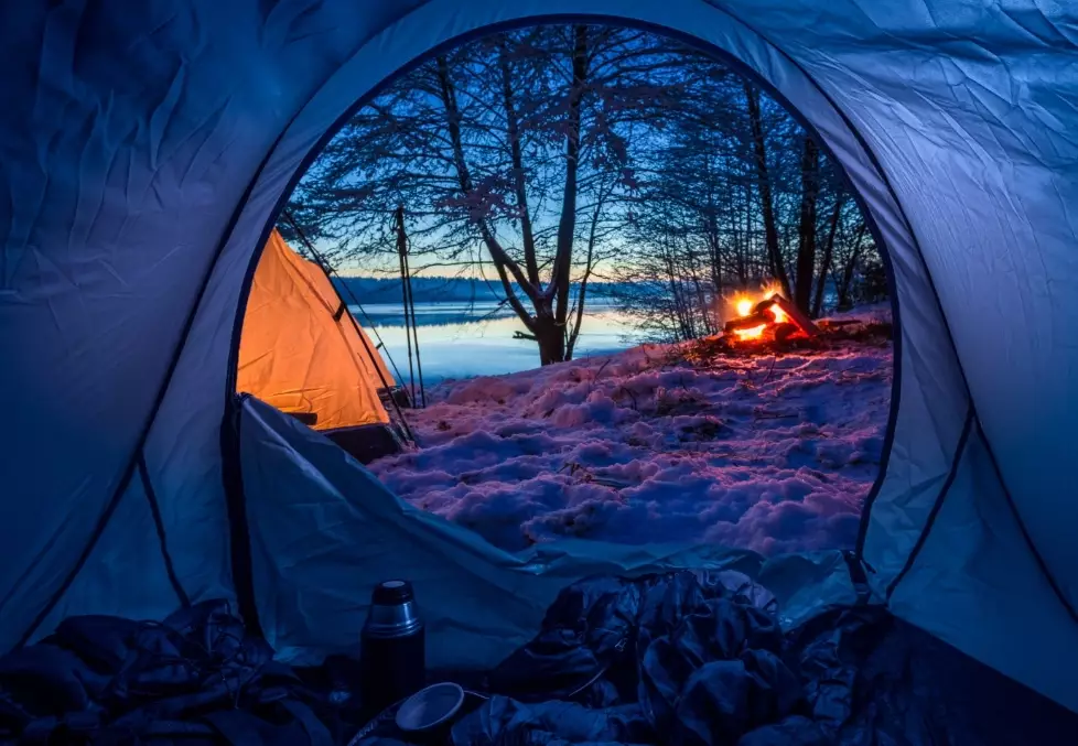 how to stay warm camping