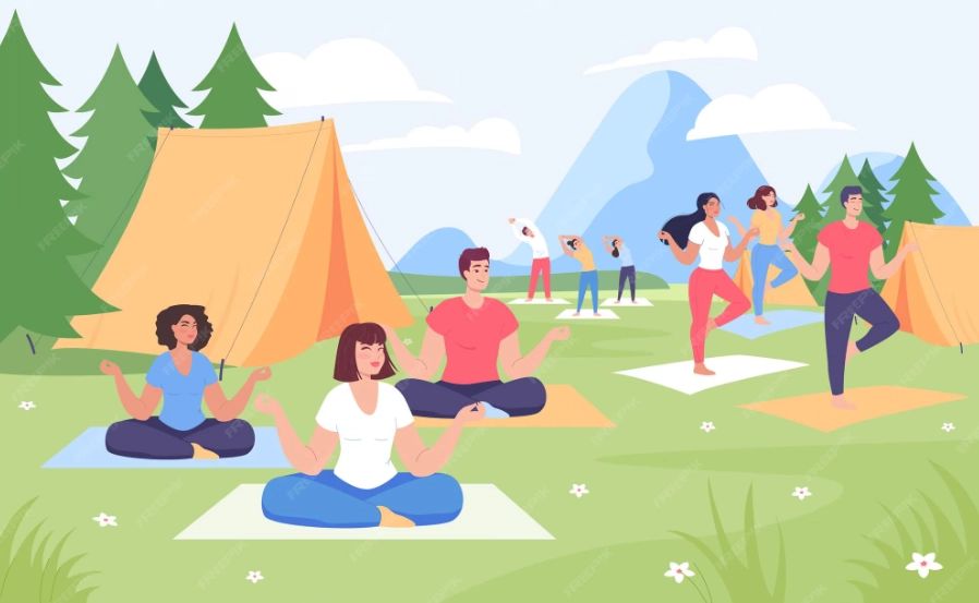 outdoor yoga benefits