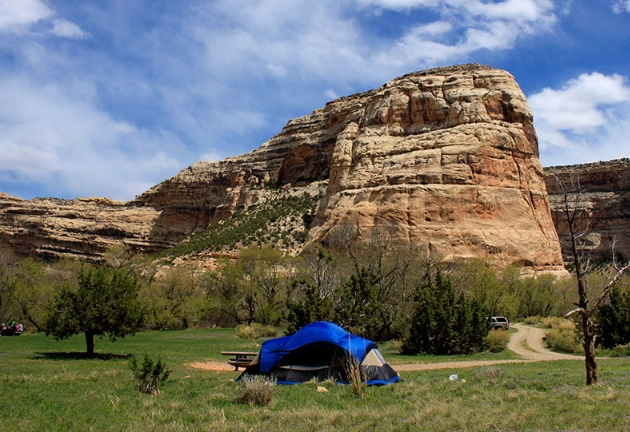 national monument camping