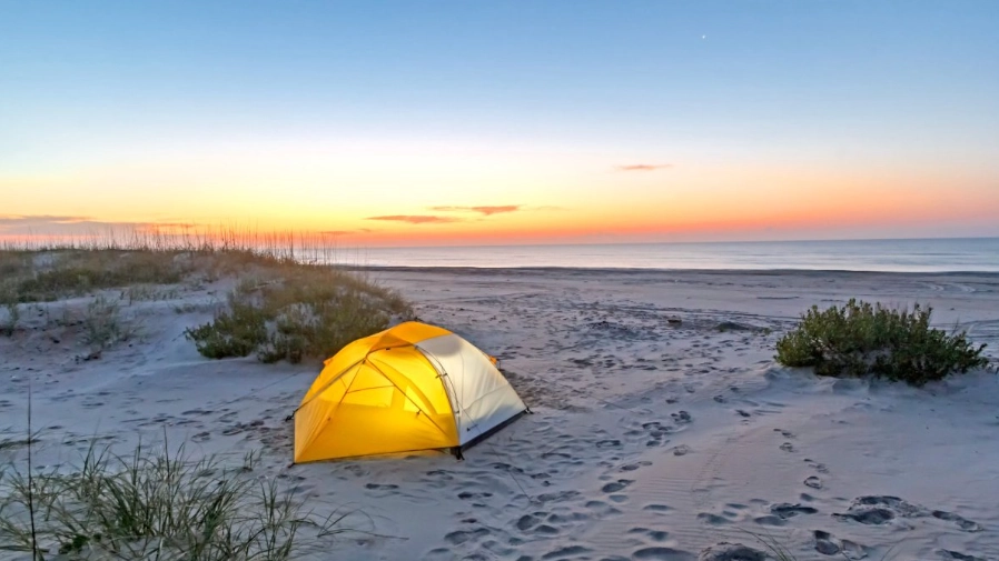 oceanfront camping
