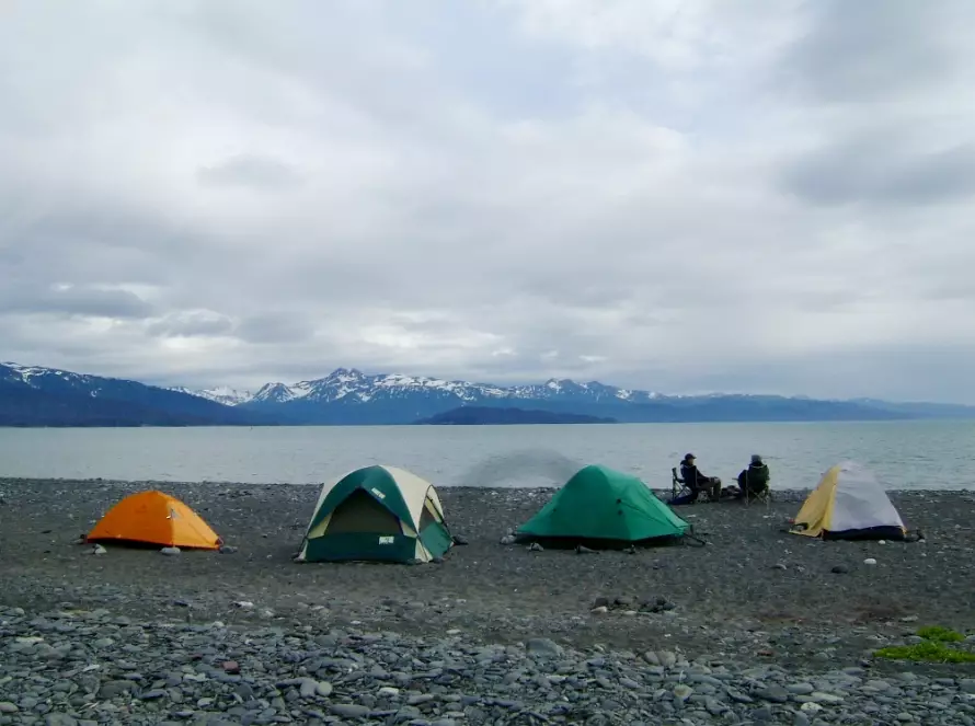 Alaska camping