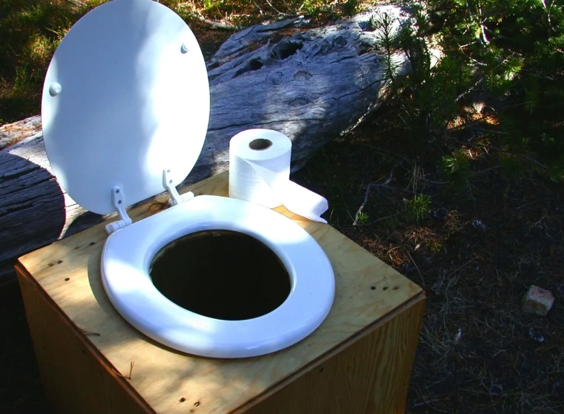 how to dispose of camping toilet waste