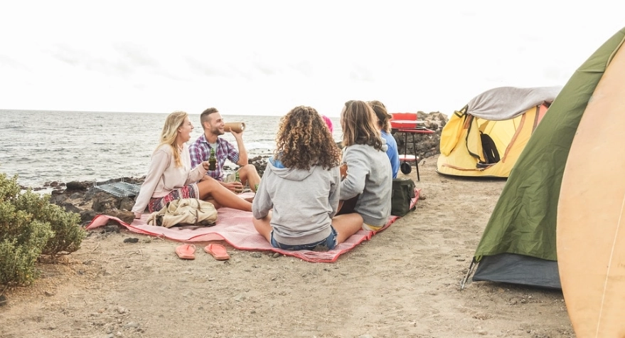 how to relax while camping