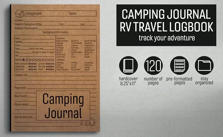 how to start a camping journal