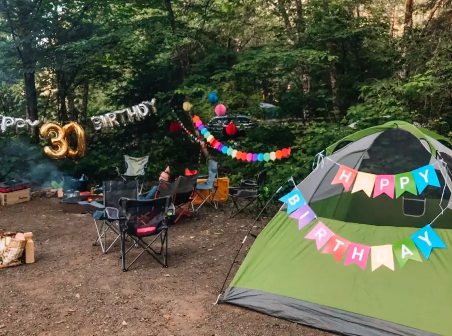 camping party themes