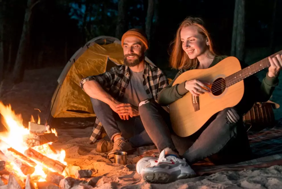 romantic camping ideas