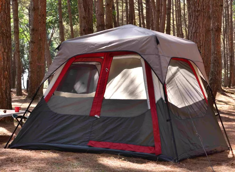 how to set up a tent