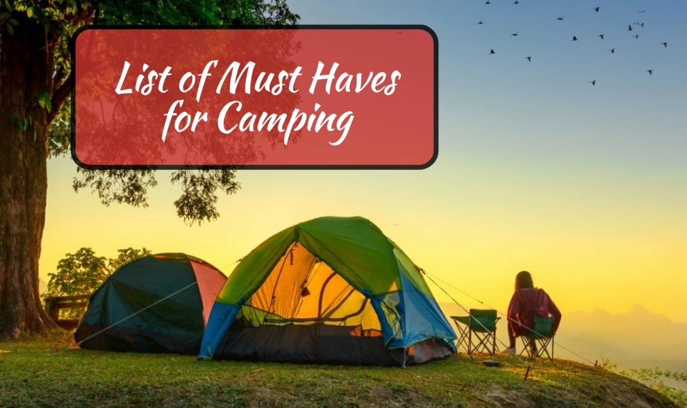 camping gear checklist