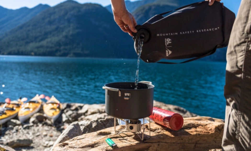 how to save water camping