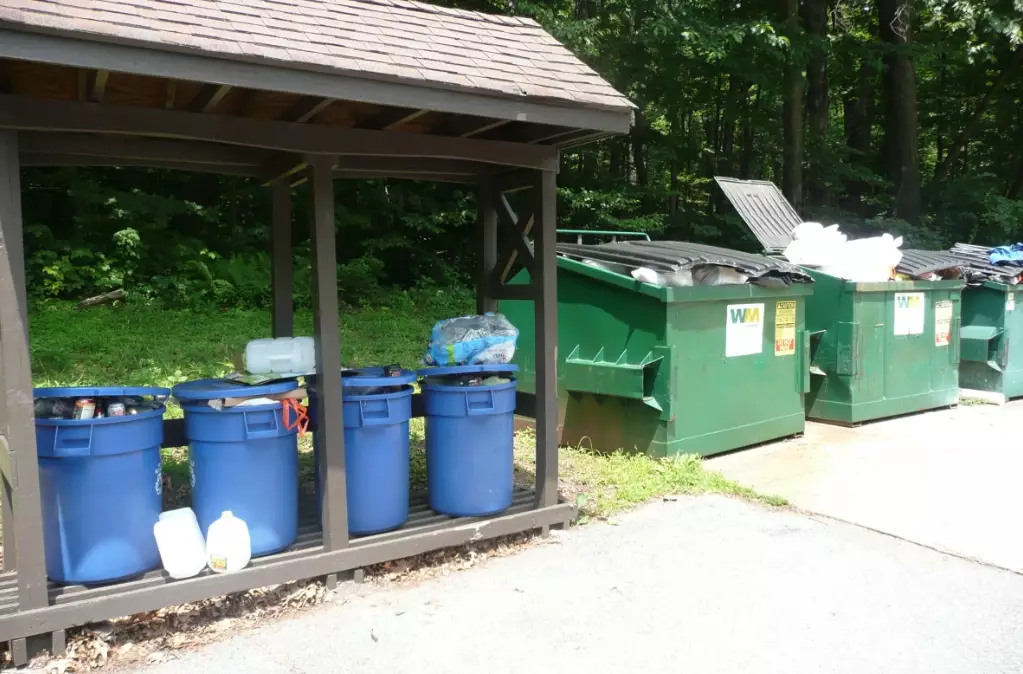 how to manage camping waste