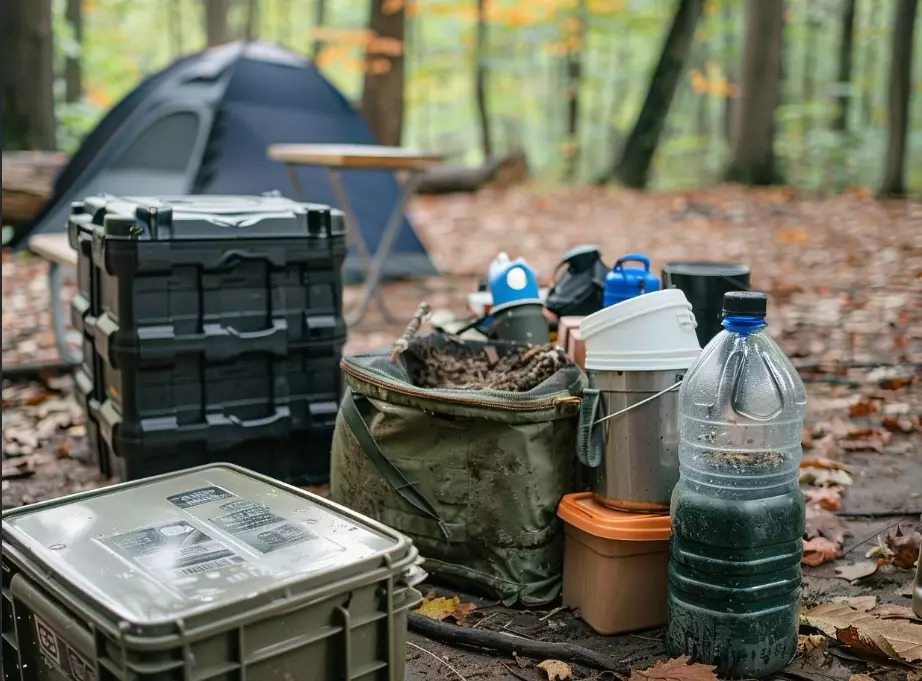 how to manage camping waste