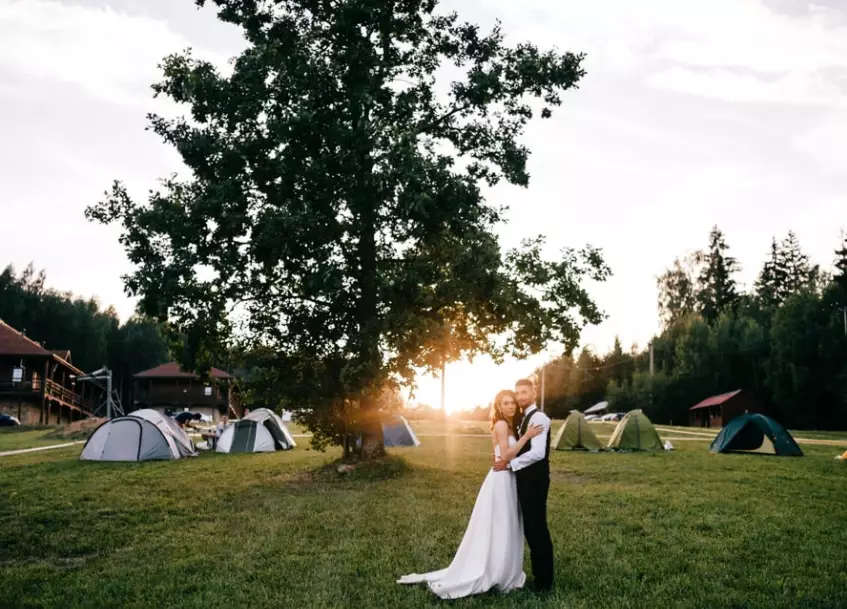 camping wedding ideas