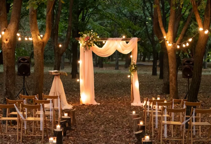 rustic outdoor wedding
