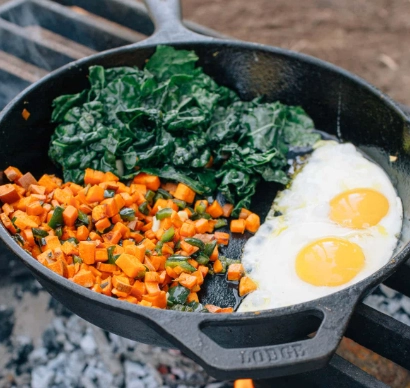 easy camping breakfast