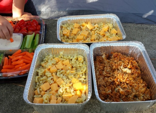 camping food prep